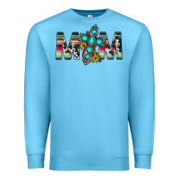 Ocean Blue mom cross Premium Sweatshirt - JahusDesignShop