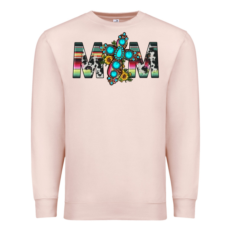 Mom Cross Premium Sweatshirt by JahusDesignShop | Teevron