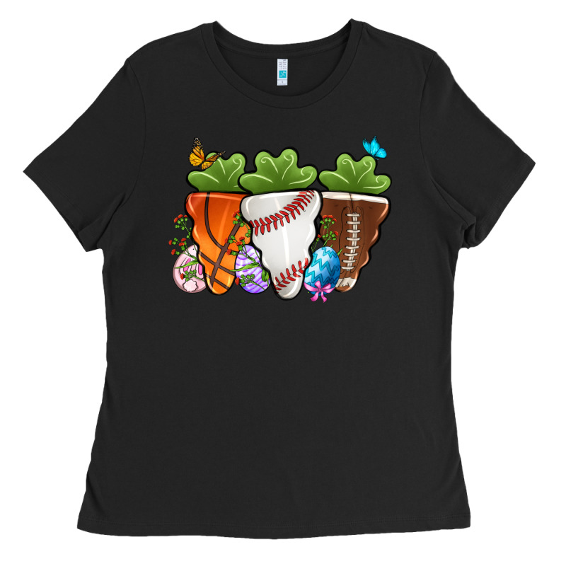 Easter Day Sports Easter Sports Carrots Ladies Tee by OliviaCreatesArt | Teevron