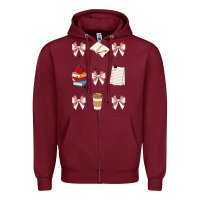 Burgundy teacher Zipper Hoodie - JahusDesignShop