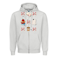 Dove Grey teacher Zipper Hoodie - JahusDesignShop