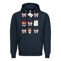 Navy teacher Zipper Hoodie - JahusDesignShop