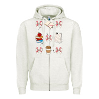 Oatmeal Heather teacher Zipper Hoodie - JahusDesignShop