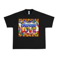 Black Western Choose Love Tumbler Urban Heavy Tee - BundleAndBundleShop