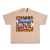 Burro Western Choose Love Tumbler Urban Heavy Tee - BundleAndBundleShop