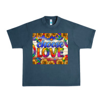 Midnight Navy Western Choose Love Tumbler Urban Heavy Tee - BundleAndBundleShop