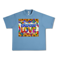 Pebble Blue Western Choose Love Tumbler Urban Heavy Tee - BundleAndBundleShop