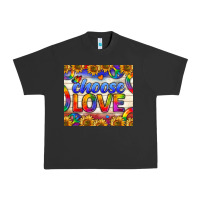 Pigment Black Western Choose Love Tumbler Urban Heavy Tee - BundleAndBundleShop