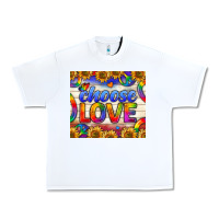 White Western Choose Love Tumbler Urban Heavy Tee - BundleAndBundleShop