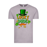 Vintage Zinc lucky dude St. Patricks Day Vintage Tee - FaDigitalArtStudio