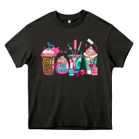 Asphalt nail hustler coffee cups Heavy Core Tee - Jasminsmagicworld
