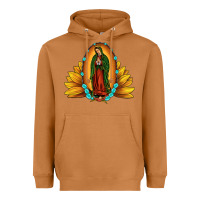 Meerkat sunflower our lady of guadalupe Heavyweight Hoodie - JahusDesignShop