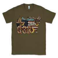 Army Green One nation under god 4th of july Classic Tee - HowdyJamesFarm
