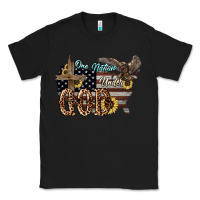 Black One nation under god 4th of july Classic Tee - HowdyJamesFarm