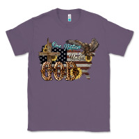 Lavender One nation under god 4th of july Classic Tee - HowdyJamesFarm