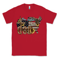Red One nation under god 4th of july Classic Tee - HowdyJamesFarm