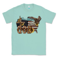 Seafoam One nation under god 4th of july Classic Tee - HowdyJamesFarm