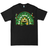 Black St. Patrick's rainbow Premium Tee - CowGirlArtShop