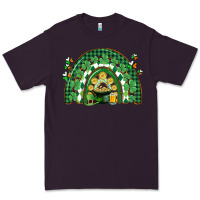 Plum St. Patrick's rainbow Premium Tee - CowGirlArtShop