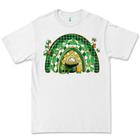 White St. Patrick's rainbow Premium Tee - CowGirlArtShop