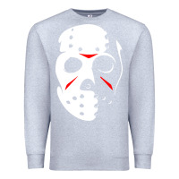 Heather Grey jason hockey mask halloween Premium Sweatshirt - baoMotion