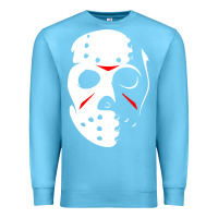 Ocean Blue jason hockey mask halloween Premium Sweatshirt - baoMotion