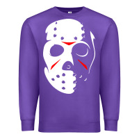 Purple jason hockey mask halloween Premium Sweatshirt - baoMotion