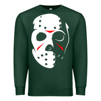Sports Green jason hockey mask halloween Premium Sweatshirt - baoMotion