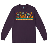 Plum fall mama libbey glass Long Sleeve Tee - BundleAndBundleShop