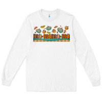 White fall mama libbey glass Long Sleeve Tee - BundleAndBundleShop