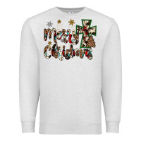 Oatmeal Heather merry christmas Premium Sweatshirt - JahusDesignShop