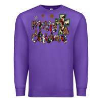 Purple merry christmas Premium Sweatshirt - JahusDesignShop