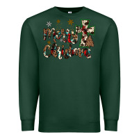 Sports Green merry christmas Premium Sweatshirt - JahusDesignShop