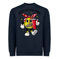 Navy boujee softball mama Heavyweight Sweatshirt - JahusDesignShop