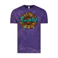 Cloud Purple thankful sunflower Vintage Tee - RanaPortraitStore