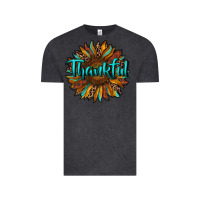 Vintage Black thankful sunflower Vintage Tee - RanaPortraitStore