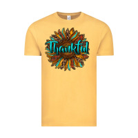 Vintage Mustard thankful sunflower Vintage Tee - RanaPortraitStore