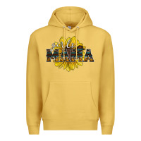 Antique Gold girls mama sunflower Premium Hoodie - RacoonDesign