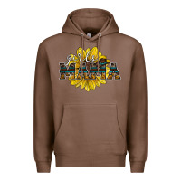 Chestnut girls mama sunflower Premium Hoodie - RacoonDesign