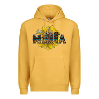 Mustard girls mama sunflower Premium Hoodie - RacoonDesign
