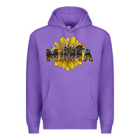 Purple girls mama sunflower Premium Hoodie - RacoonDesign