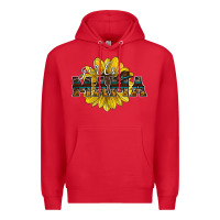 Red girls mama sunflower Premium Hoodie - RacoonDesign