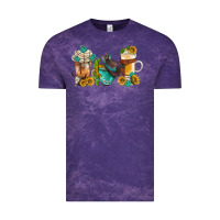 Cloud Purple western coffee cups with sunflower and gemstone bbs Vintage Tee - BundleAndBundleShop