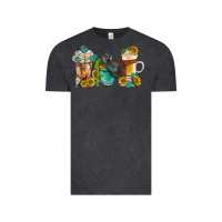 Vintage Black western coffee cups with sunflower and gemstone bbs Vintage Tee - BundleAndBundleShop