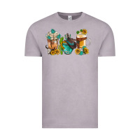 Vintage Zinc western coffee cups with sunflower and gemstone bbs Vintage Tee - BundleAndBundleShop