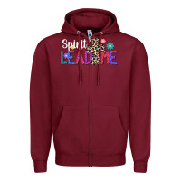 Burgundy spirit lead me Zipper Hoodie - JahusDesignShop