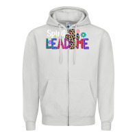 Dove Grey spirit lead me Zipper Hoodie - JahusDesignShop
