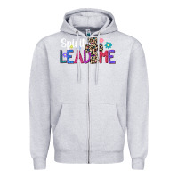 Heather Grey spirit lead me Zipper Hoodie - JahusDesignShop