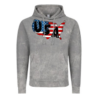 Cloud Rock Usa Vintage Hoodie - CowhideDigitalArt