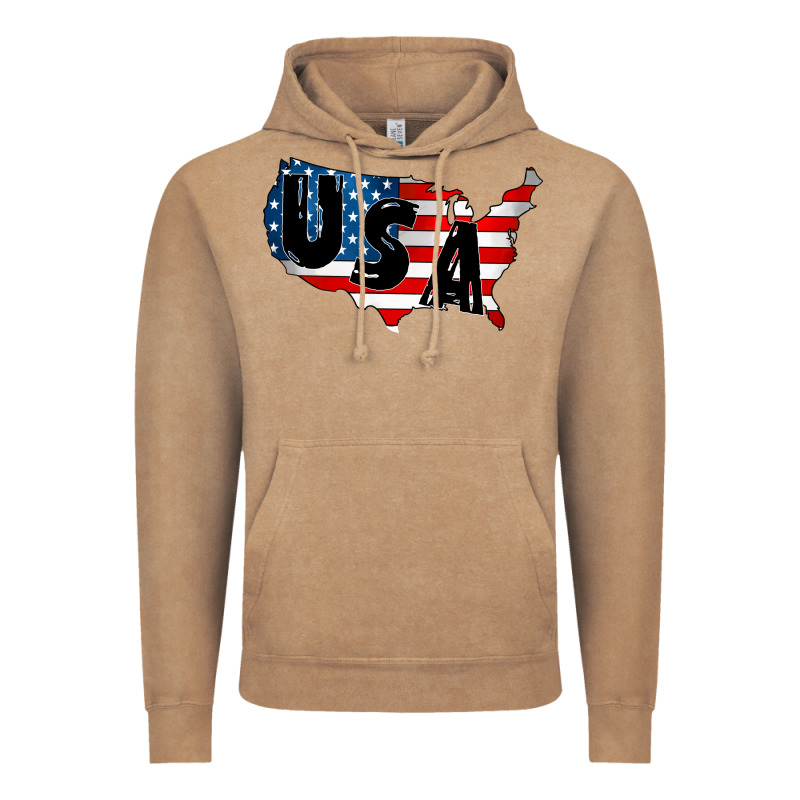 Usa Vintage Hoodie by CowhideDigitalArt | Teevron